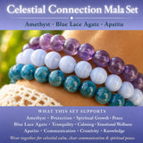 Celestial Connection 3-PC Crystal Mala Bracelet Set
