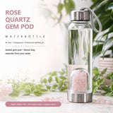 Rose Quartz Gem Pod Water Bottle 💧