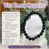 Energy Protection 3-PC Crystal Mala Bracelet Set