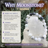 Mala Moonstone Bracelet With Velvet Pouch