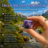 Dream Amethyst Tumbled Cube
