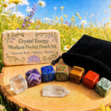 50% OFF SALE - Crystal Energy Workers Pocket Pouch Set