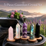 5-Piece Guardian Crystal Energy Protection Set