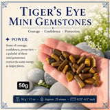 Tiger's Eye Mini Gemstones (50 Gram / 1.7oz. Lot)