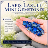 Lapis Lazuli Mini Gemstones (50 Gram / 1.7oz. Lot)