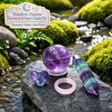 Rainbow Fluorite Harmony & Inner Clarity Set