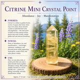 Citrine Mini Crystal Point