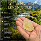 Citrine Citron Naturel Brut