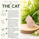 Crystal Animal Spirit Totems: Rose Quartz Cat