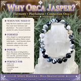 Mala Orca Jasper Bracelet With Velvet Pouch