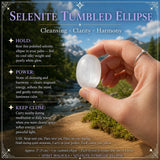 Selenite Ellipse Stones