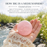 Rose Quartz Sphere - Medium