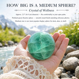 Green Fluorite Sphere - Medium