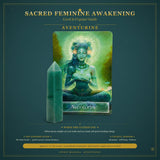 🌙 Sacred Feminine Awakening Oracle Deck, 13 Crystal Altar Set & Course