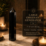 Dark Energy Ultimate Protection Set : Obsidian, Tektite & Tourmaline Bundle