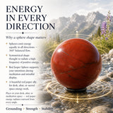 Red Jasper Sphere - Medium