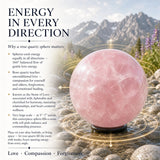Large Rose Quartz Sphere