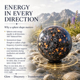 Yooperlite Sphere - Medium