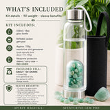 Aventurine Gem Pod Water Bottle 💧