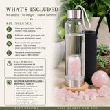 Rose Quartz Gem Pod Water Bottle 💧