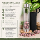 Rhodonite Gem Pod Water Bottle 💧