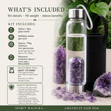 Amethyst Gem Pod Water Bottle 💧