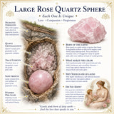 Large Rose Quartz Sphere