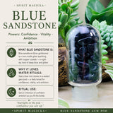 Blue Sandstone Gem Pod Water Bottle 💧