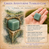 Green Aventurine Tumbled Cube