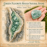 Green Fluorite Rough Natural Stone