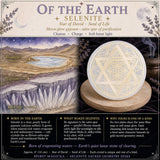 Selenite Star Of David on Seed Life Cleansing Disk