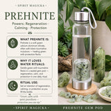 Prehnite Gem Pod Water Bottle 💧