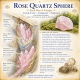 Rose Quartz Sphere - Medium