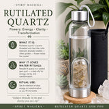 Rutilated Quartz Gem Pod Water Bottle 💧