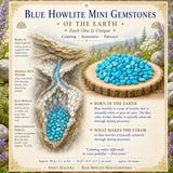 Blue Howlite Mini Gemstones (50 Gram / 1.7oz. Lot)