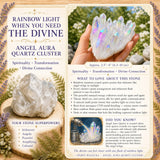 $24 TODAY ONLY - 75% SAVING Angel Aura Quartz Cluster.