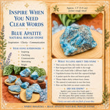 Blue Apatite Natural Rough Stone