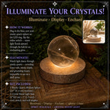 Crystal Mood Light (Smoky Quartz Sphere-Medium)