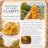 Golden Fluorite Point