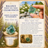 Green Fluorite Octahedron