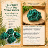Malachite Rough Natural Stone