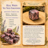 Rhodonite Tumbled Cube