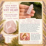 Rose Quartz Mini Crystal Point