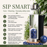 Lapis Lazuli Gem Pod Water Bottle