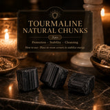 Dark Energy Ultimate Protection Set : Obsidian, Tektite & Tourmaline Bundle