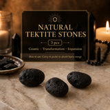 Dark Energy Ultimate Protection Set : Obsidian, Tektite & Tourmaline Bundle