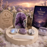 Spiritual Sleep - Fall Asleep Easily - Crystal Bundle, Audio Meditations & Guidebook
