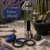 Obsidian Crystal Water Bottle Protection Set