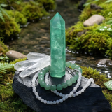 Green Fluorite Stone of Renewal Set - Black Friday Sale 70% Off