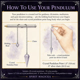 9 - Crystals Pendulums Set